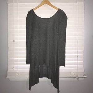 Super flowy Free people tunic with a low cut back